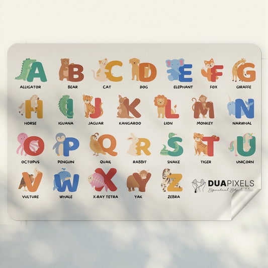 Alphabets Creatives (A to Z) - Wall Sticker