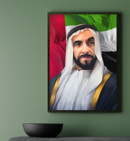 Sheikh Mohamed bin Zayed bin Sultan Al Nahyan | Photo Without Frame | Variant 1