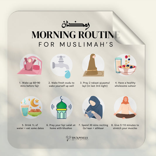 Morning Routine For Muslimah's