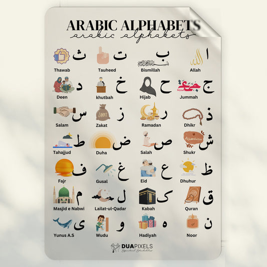 Arabic Alphabets - Basic Learning for Kids